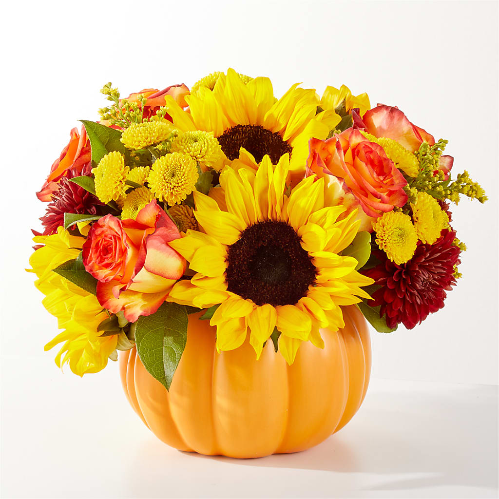 Golden Gourd Pumpkin Bouquet – Acme, Malvern PA