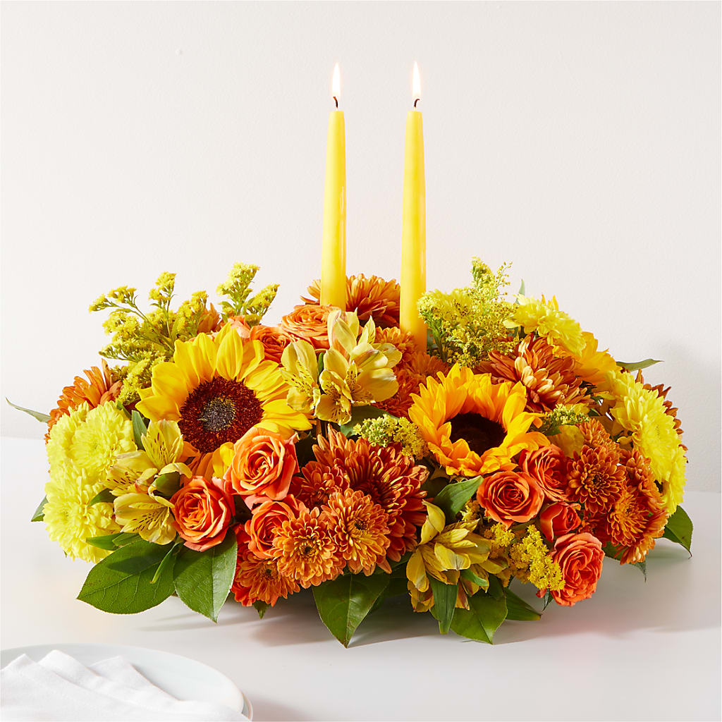 Autumn Harmony Centerpiece – Acme, Malvern PA