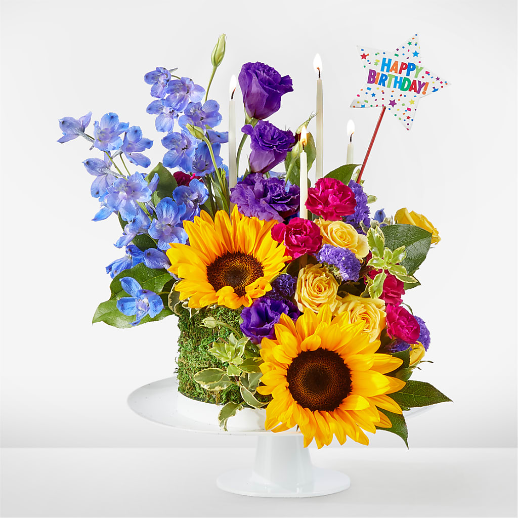 Star of the Day Floral Cake – Acme, Malvern PA