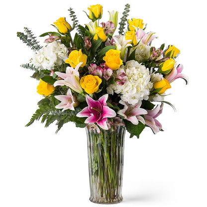 Lux Unforgettable Yellow Arrangement –  Acme, Malvern PA