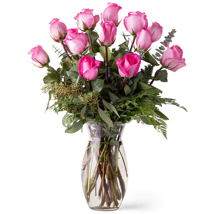 Unforgettable Dozen Rose Pink –  Acme, Malvern PA