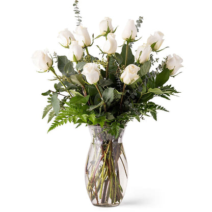 Unforgettable Dozen Rose White –  Acme, Malvern PA