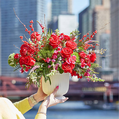 Big Red Bow Bouquet –  Acme, Malvern PA