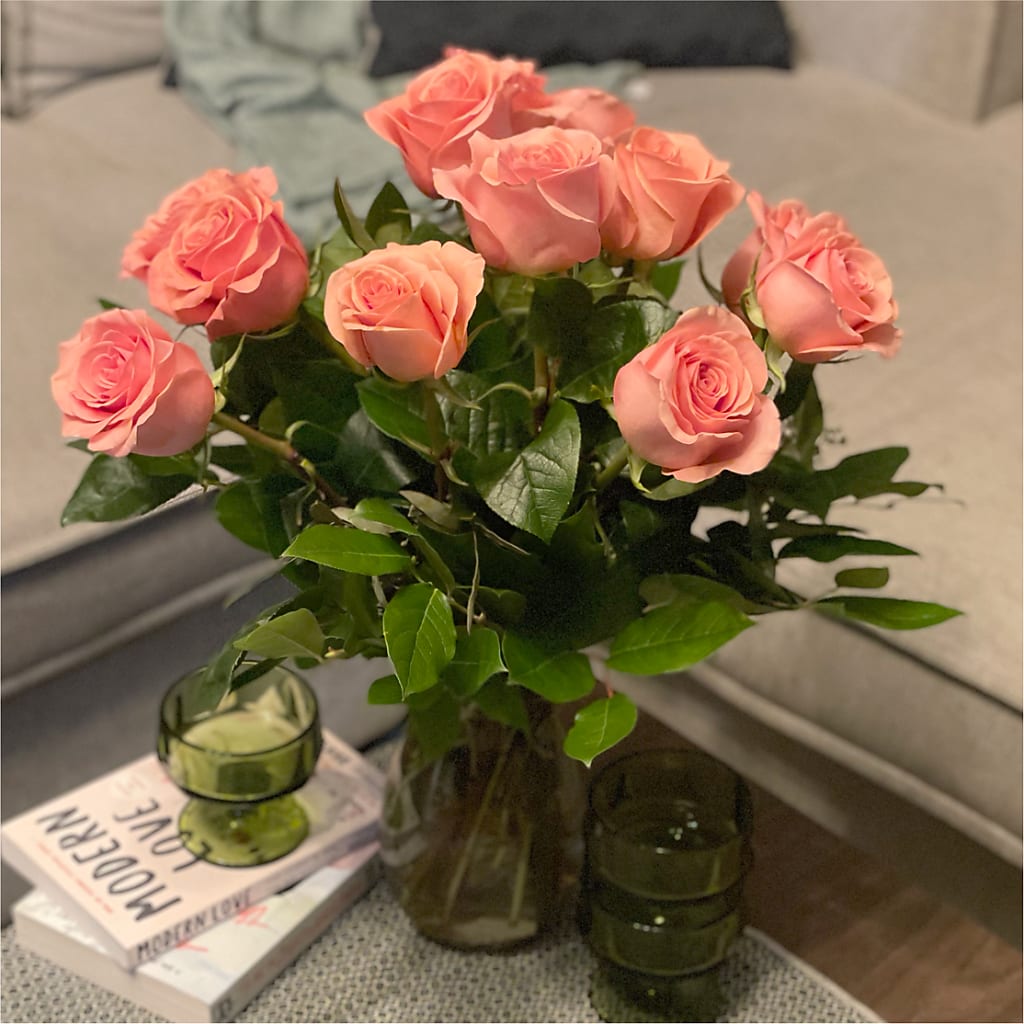 Long Stem Pink Rose Bouquet –  Acme, Malvern PA