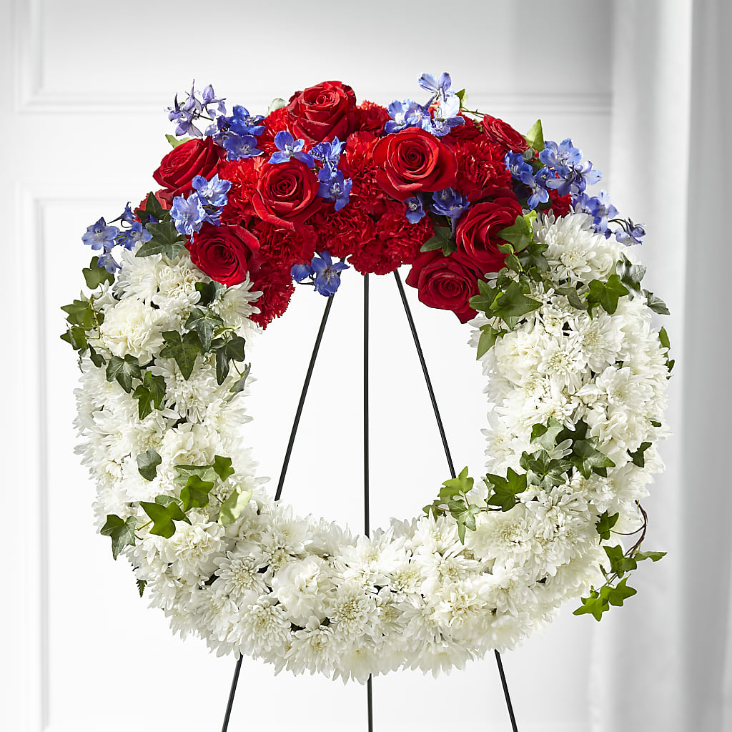 Patriotic Passion Wreath –  Acme, Malvern PA