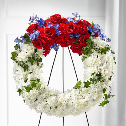 Patriotic Passion Wreath –  Acme, Malvern PA