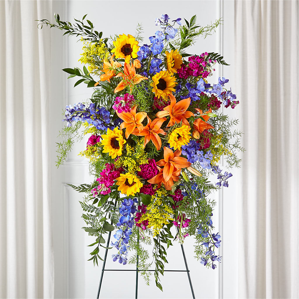 Sunlit Memories Standing Spray (Standard) –  Acme, Malvern PA