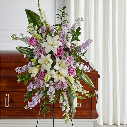 Grateful Hearts Standing Spray –  Acme, Malvern PA