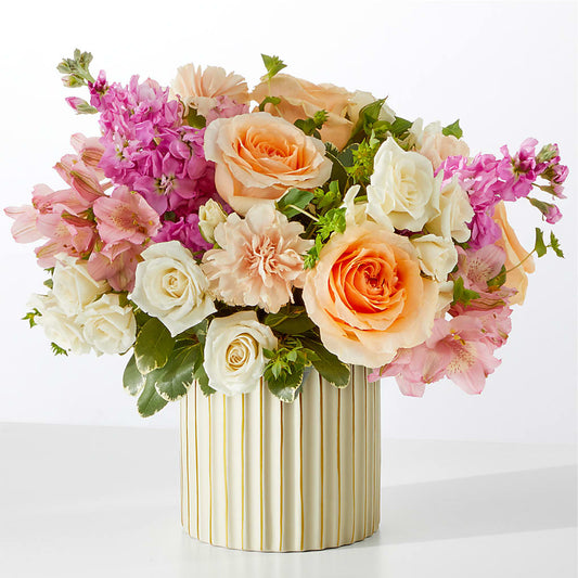 Paradise Bouquet with Ivory Vase –  Acme, Malvern PA