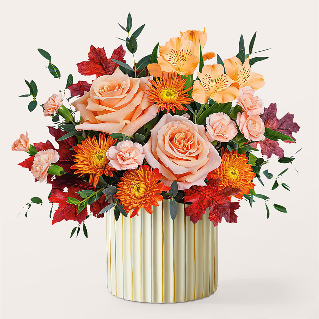Spiced Latte Bouquet with Ivory Vase –  Acme, Malvern PA